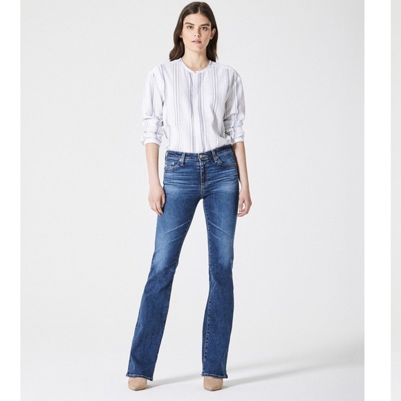 AG Adrian Goldschmied The angel boot cut jeans 27R - Picture 2 of 8